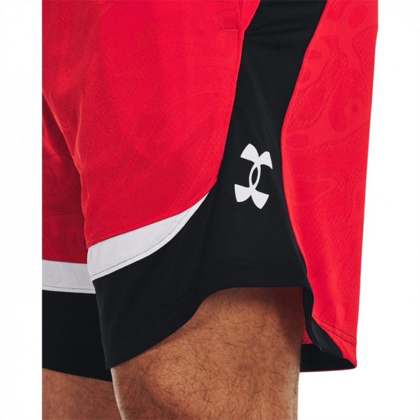 Under Armour Heatwave Hoops Shorts Red / / White
