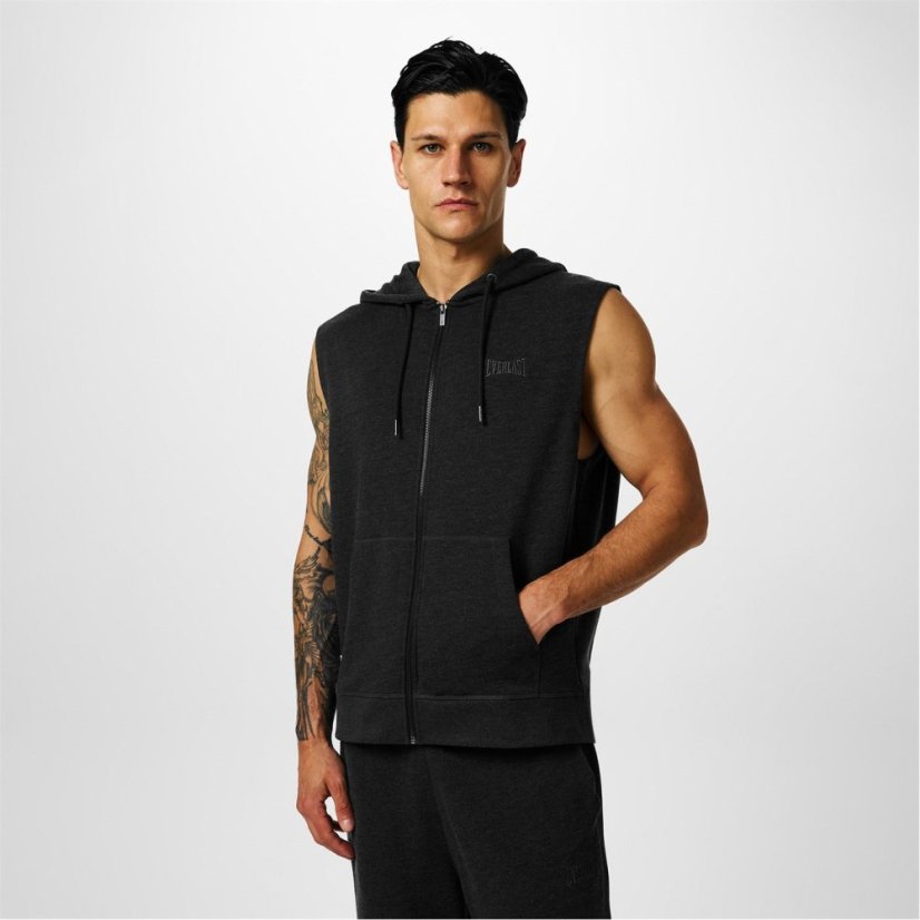 Everlast Box Sleeveless pánská mikina Charcoal