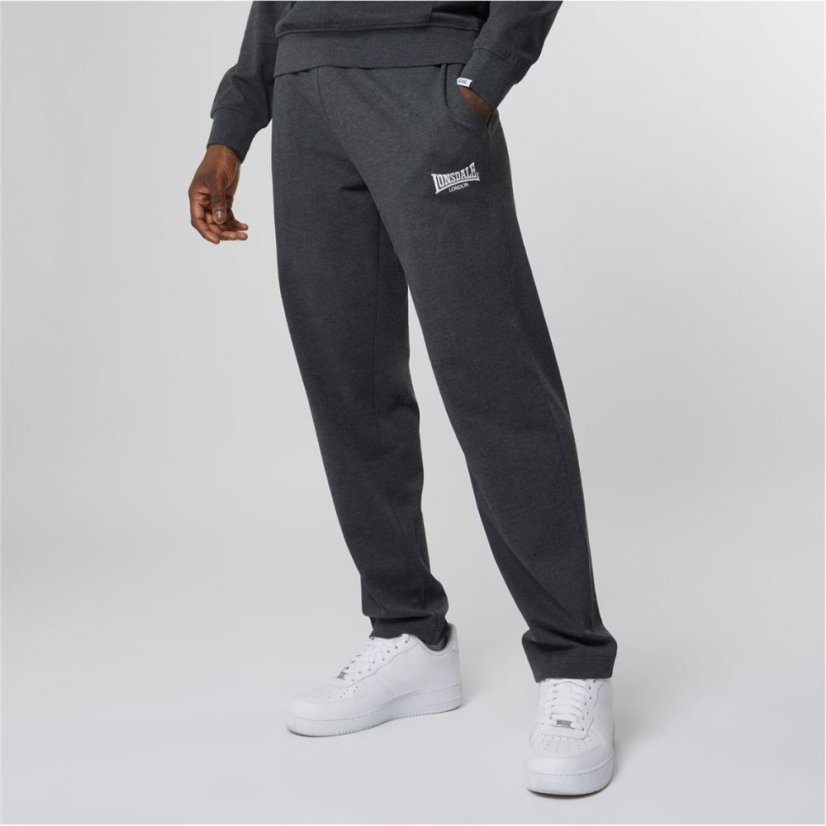 Lonsdale Lightweight Joggers Mens Charcoal Marl