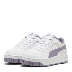 Puma Carina Street PS White/Plum/Silv