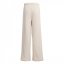 adidas Lounge Cotton Fleece Wide-Leg Trousers Juniors Qrtz/OWht/Blk