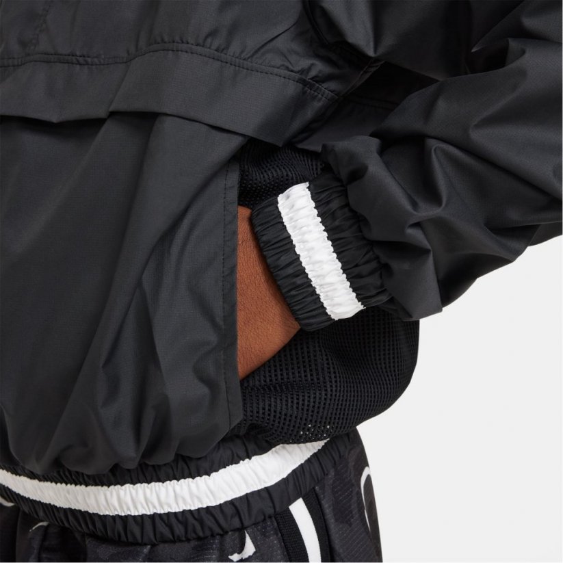 Nike Repel Big Kids' (Boys') Long-Sleeve 1/2-Zip Jacket Black/White
