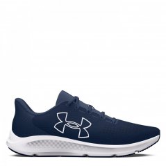 Under Armour Charged Pursuit 3 Big Logo Running Shoes Mens Academy/White