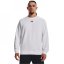 Under Armour Rival Fitted Crew Sweater Mens White/Black
