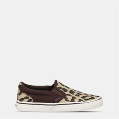 SoulCal SoulCal Canvas Slip On Womens Leopard