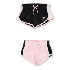 Reebok Kids' Jersey Jogger Shorts Pink Lady