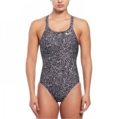 Nike Swim Hydra strong Cutout One-Piece Swimsuit Black/White