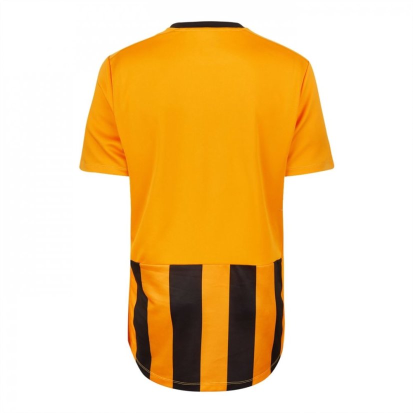 Umbro Short Sleeve Stripe Jersey Mens Amber/Black