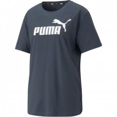 Puma Essential Logo dámske tričko Dark Night