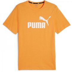 Puma 2 Col Logo Tee Clementine