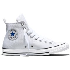 Converse Men's Canvas High-Top Trainers White/Blue