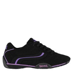 Lonsdale Camden Ladies Trainers Black/Purple