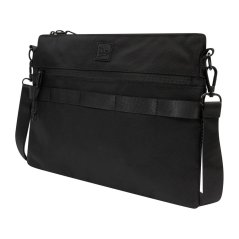 New Era Adults Sacoche Flat Peak Cap Black