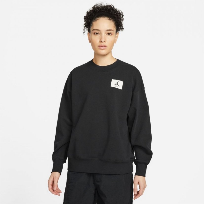 Air Jordan Jordan Essential Fleece Crew Sweater Womens Black