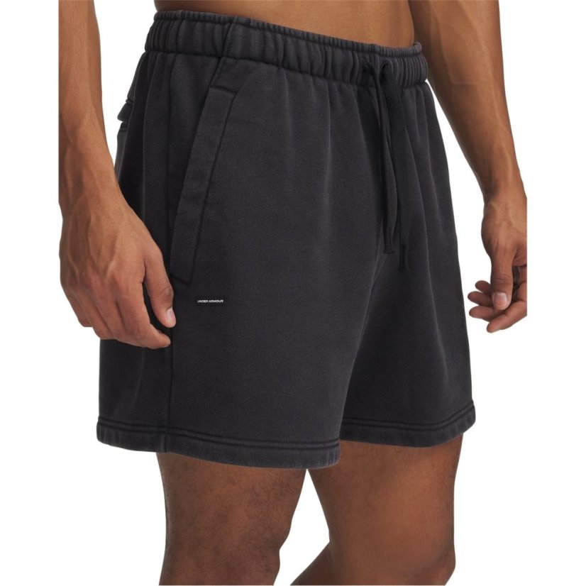 Under Armour Men's Icon Fleece Jogger Shorts Black