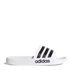 adidas Adilette Mens Shower Shoes White