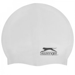Slazenger Adults Silicone Swim Cap White