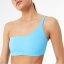 USA Pro x Sophie Habboo 1 Shoulder Sports Bra Aqua