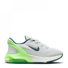 Nike Air Max 270 GO Little Kids' Shoes Grey/Lime