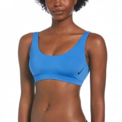 Nike Swim Sneakerkini Scoop Neck Bikini Top Womens Pacific Blue