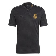 adidas Men's Lifestyler Real Madrid Third Short Sleeve 2023/24 Licensed T-Shirt Black