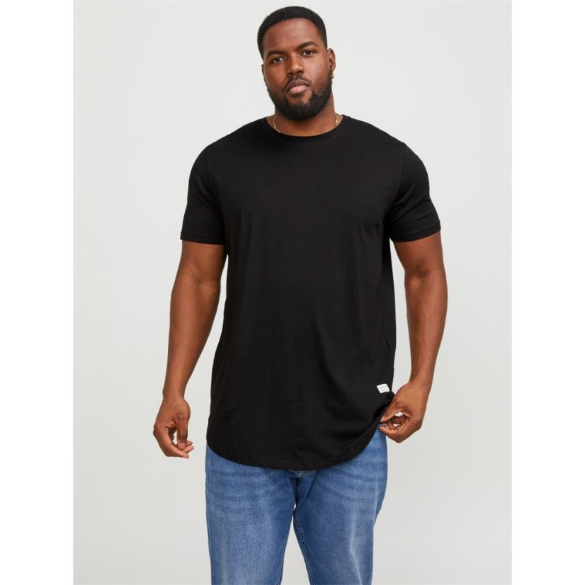 Jack and Jones Noa T-Shirt Mens Plus Size Black