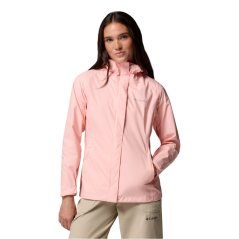 Columbia Women's Arcadia Packable Waterproof Jacket Pink