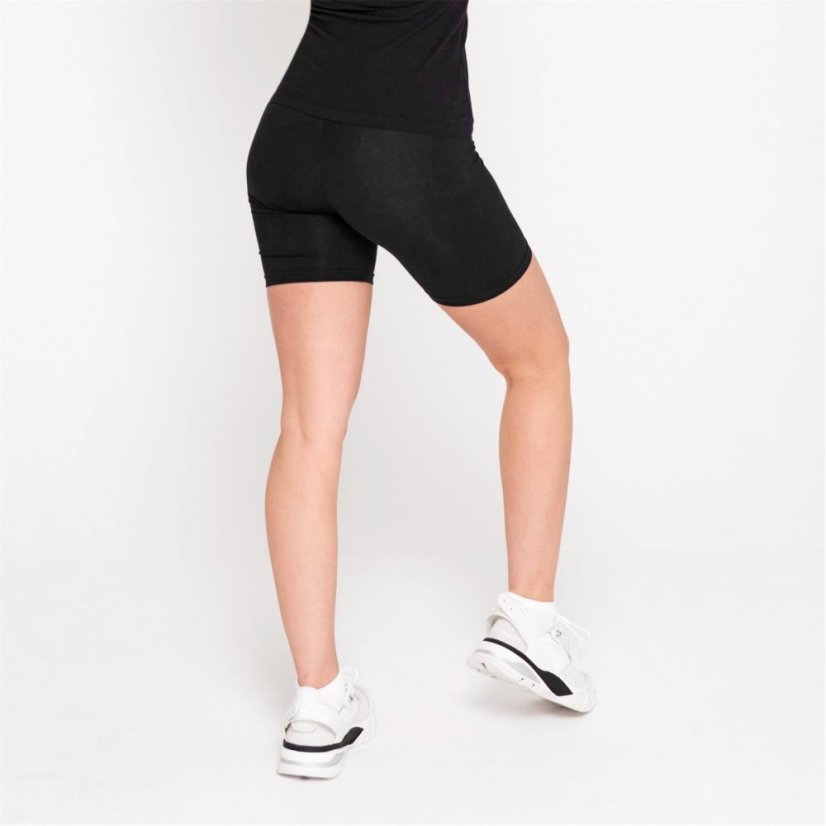 Miso High Waisted Cycling Shorts Ladies Black