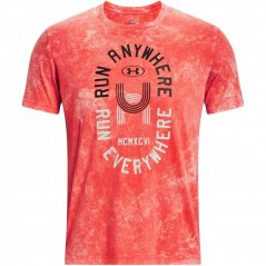 Under Armour Run Anywhere Tee Sn99 Red