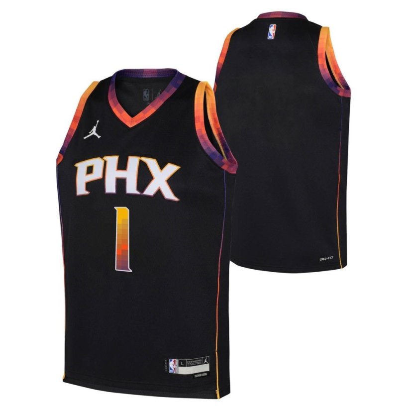 Nike Phoenix Suns Devin Booker #1 Jersey Black