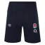 Umbro England Rugby Fleece Shorts 2023 2024 Adults Navy Blazer