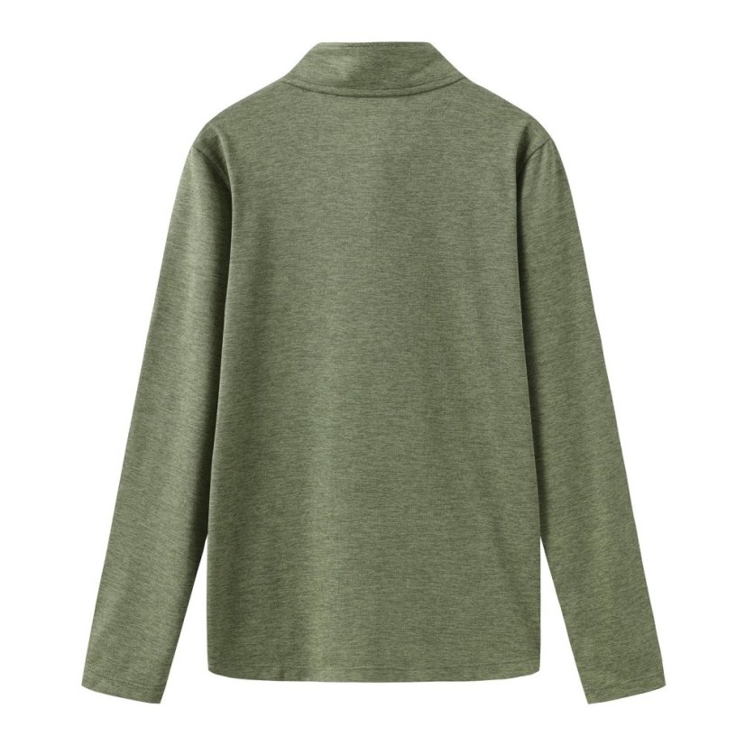Everlast Flex 1/4 Zip Junior Khaki Marl