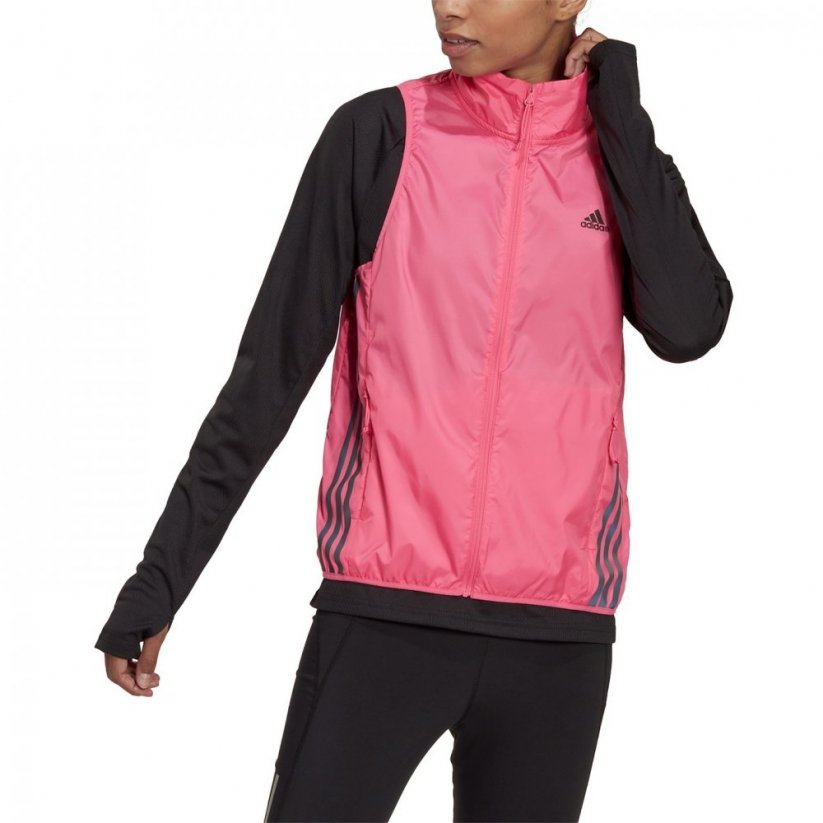 adidas Icon 3-Stripe Vest Womens Pink