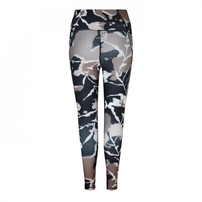 Reebok Myt Printed Leggings Womens Gym Legging Black