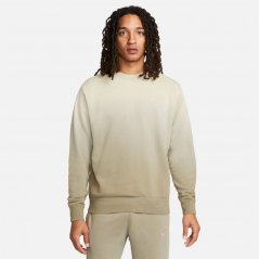 Nike Club+ Tie Ombre Dye Sweater Mens Khaki/Rattan