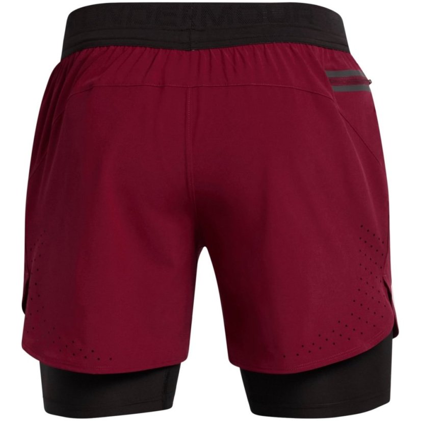 Under Armour Men's Peak 2-in-1 Woven Shorts Red