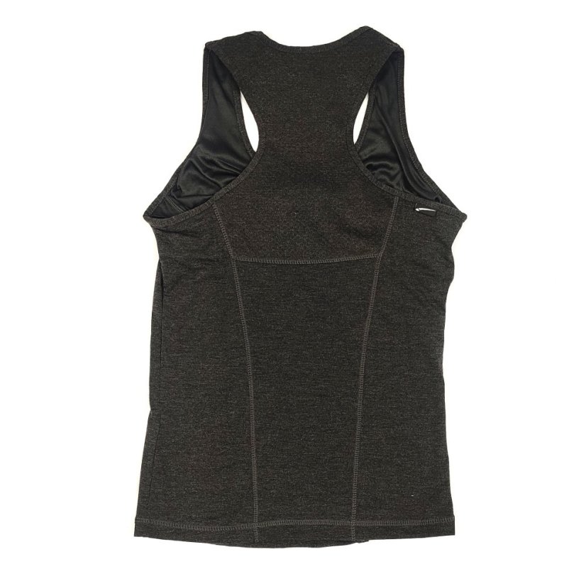 LA Gear Muscle Vest Ladies Charcoal Marl