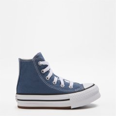Converse Kids' Canvas High-Top Trainers Blue 480
