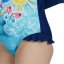 Speedo Placement Frill One Piece Infant Girls Purple/Blue