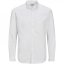Jack and Jones Cardiff Plain Long Sleeve Button Up Shirt White