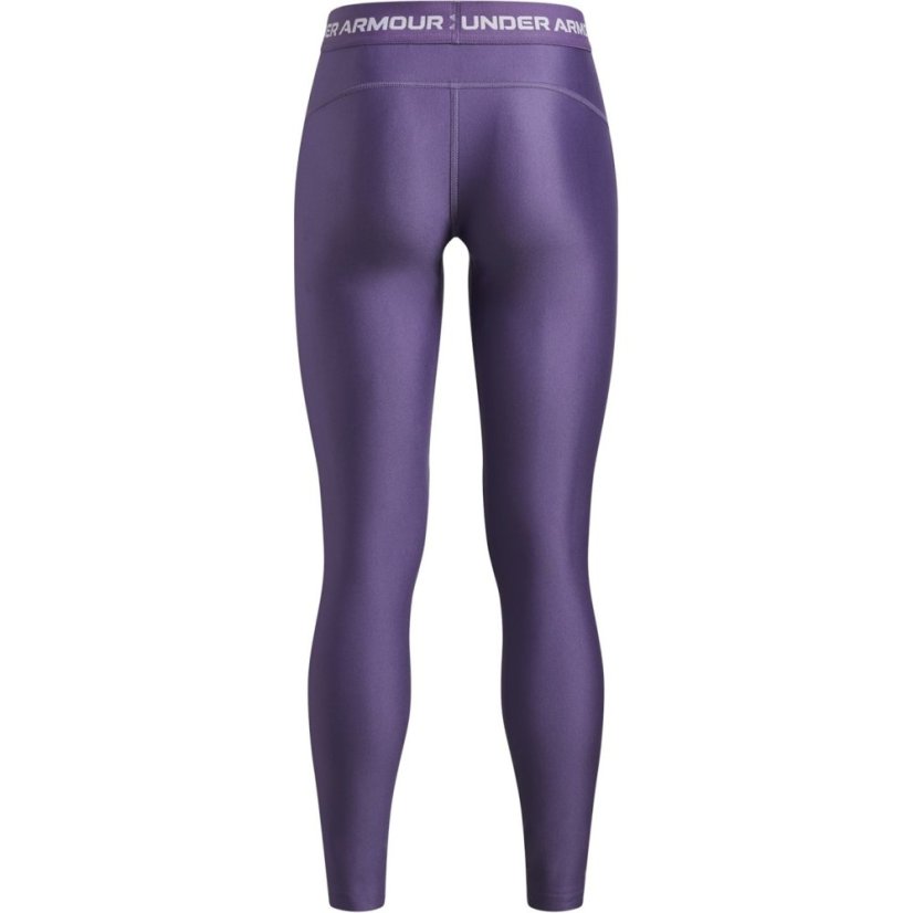 Under Armour Kids HeatGear® Performance Gym Leggings Purple/White