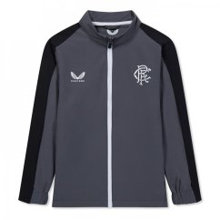 Castore Unisex Kids' Rangers Waterproof Licensed Rain Anorak Irongate