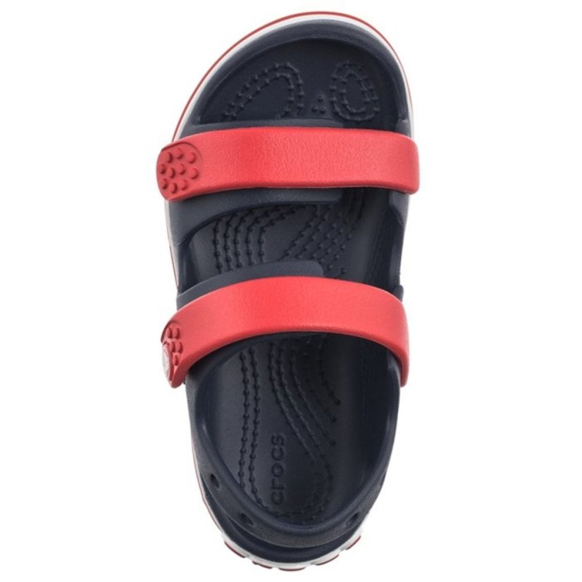Crocs Unisex Kids' Flat Sandals Navy/Vrsity Red