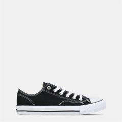 SoulCal Canvas Low Shoes Womens Black/White