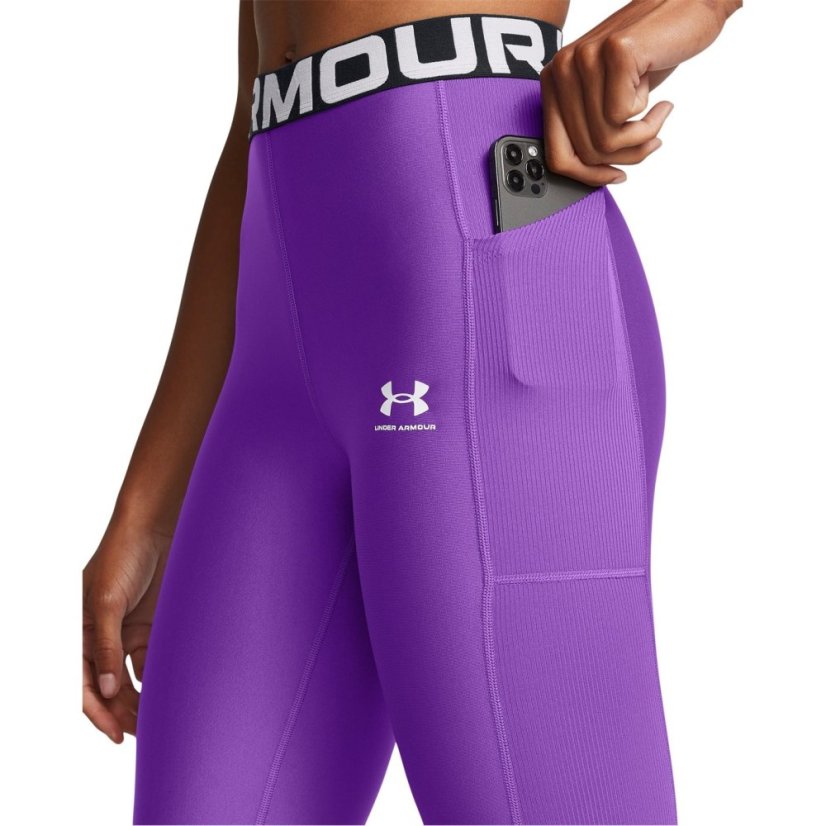 Under Armour Women's HeatGear Gym Leggings Purple