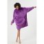 Linea Plain Snuggle Hoodie Purple