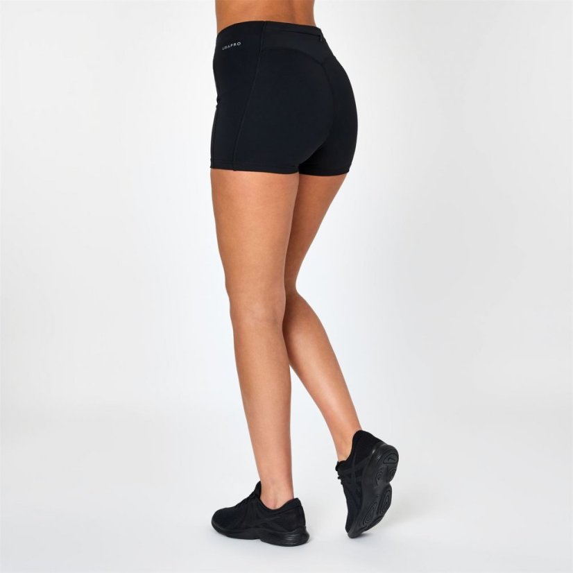 USA Pro 3 Inch Shorts Ladies Black