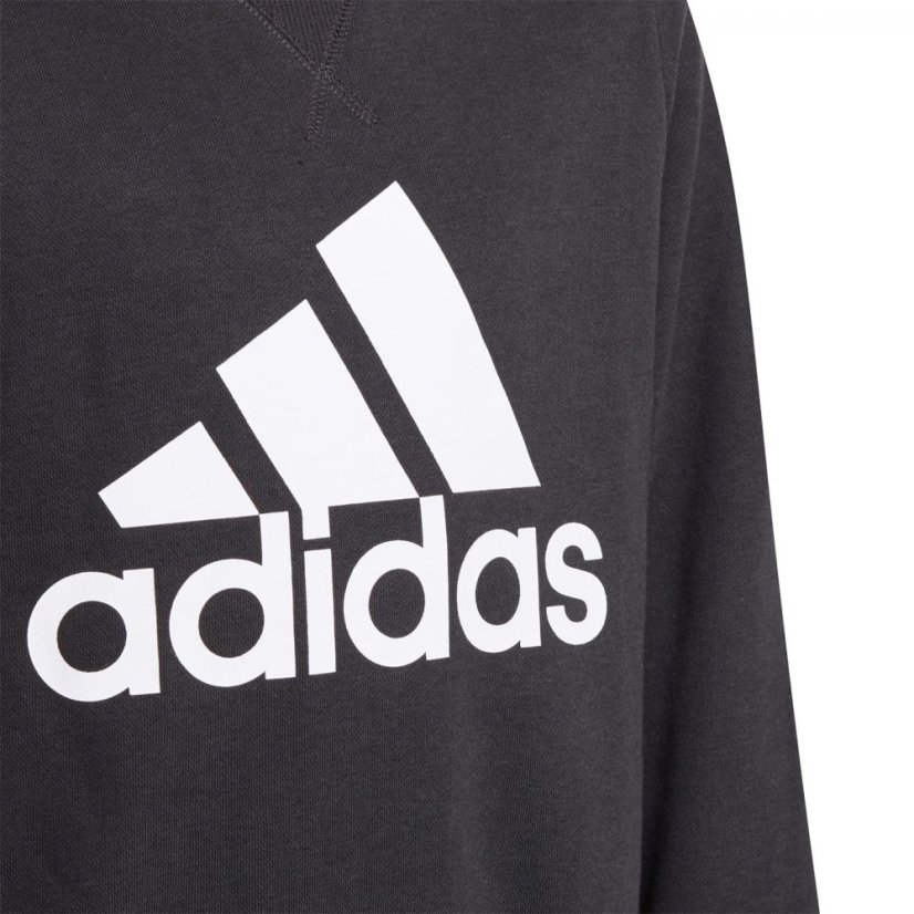 adidas Linear Crew Sweater Junior Boys Black/White