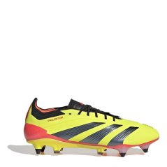 adidas Predator Elite Soft Ground Juniors Football Boots Team Solar Yell