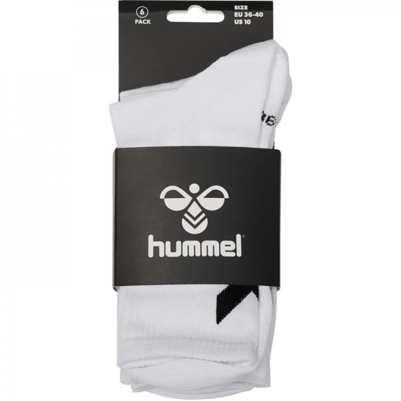 Hummel Chv 6PK Crw Sck 09 White